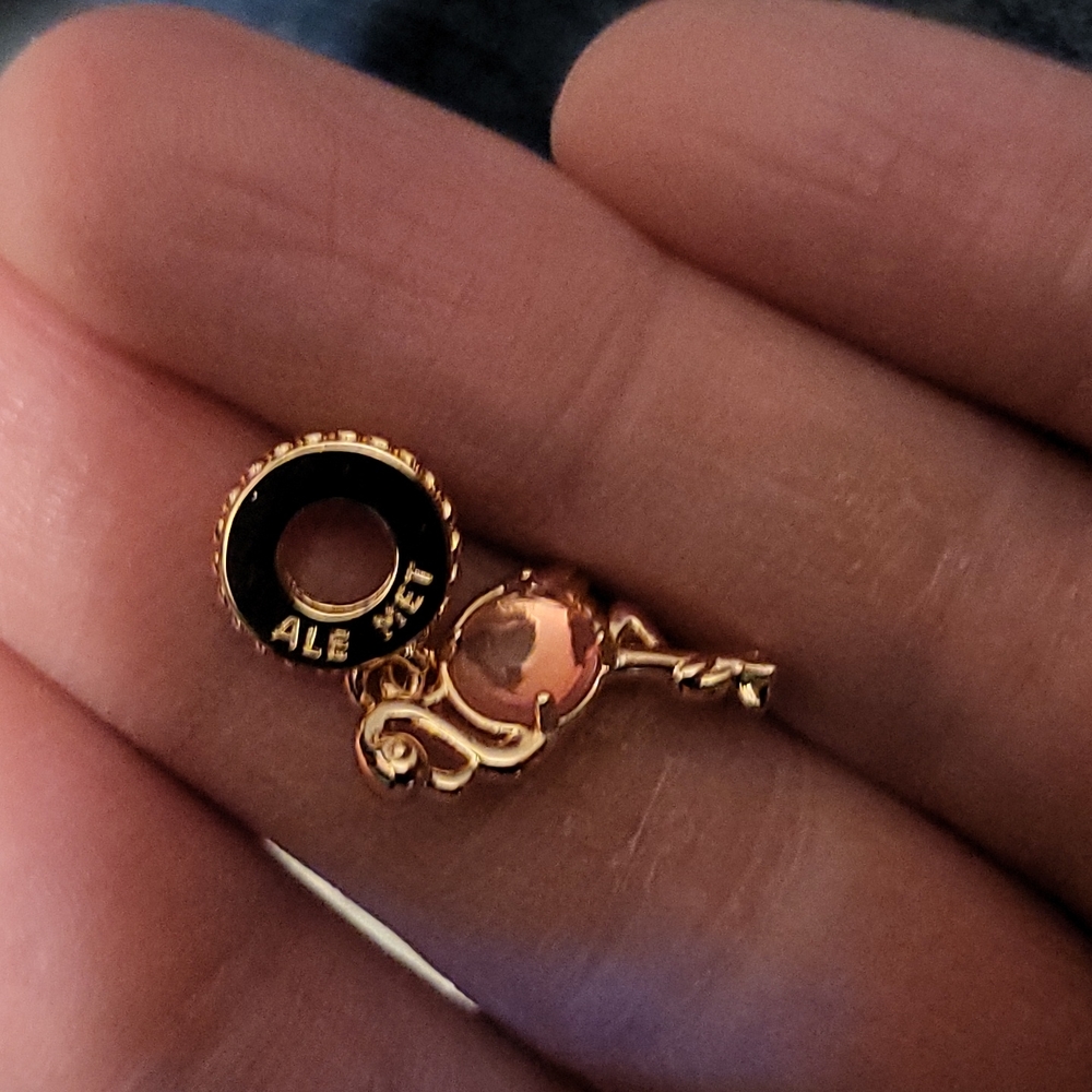 Pink flamingo charm pandora
